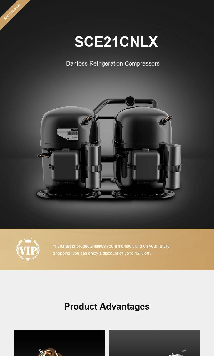Danfoss Compressor SCE21CNLX, technical parameters pdf, structure diagram